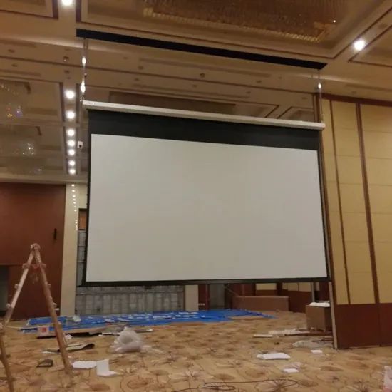 Large Size Electric Projector Screen/Big Motorized Projection Screen (LES300V) - Image 4