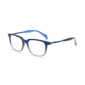 Popular Square Acetate Optical Eyewear for Child with Brand Custom Logo - Image 1