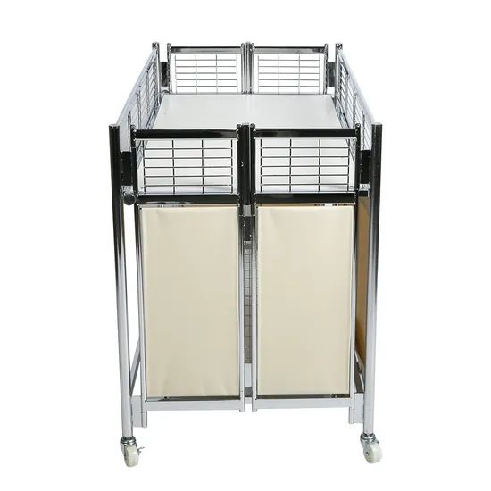 Steel Frame Professional Design Foldable Display Promotion Table with Large Storage Space - Image 4