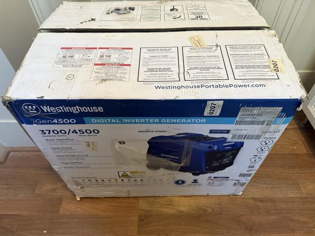 Black/Blue Westing-house iGen4500DF Dual-Fuel Inverter Generator - Image 3