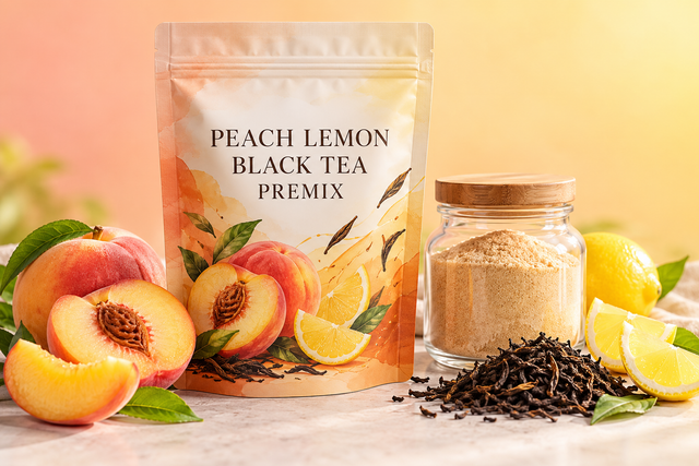 Tea Extract Premixes for Nutraceuticals and Beverage premixex for beverage with peach lemon flavour - Image 4