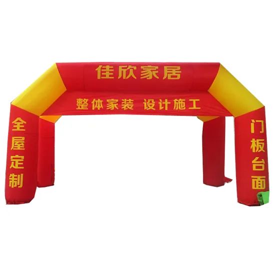 Customized Advertising Inflatables Products Inflatable Arch Used 4 Legs Inflatable Finish Line Arch - Image 1