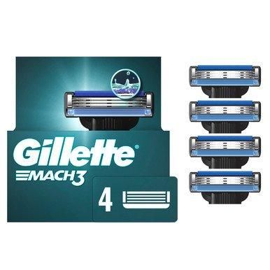 Gillette Mach3 Men's 3-Blade Razor Blades Refills Cartridges, 15 count For Sale - Image 3