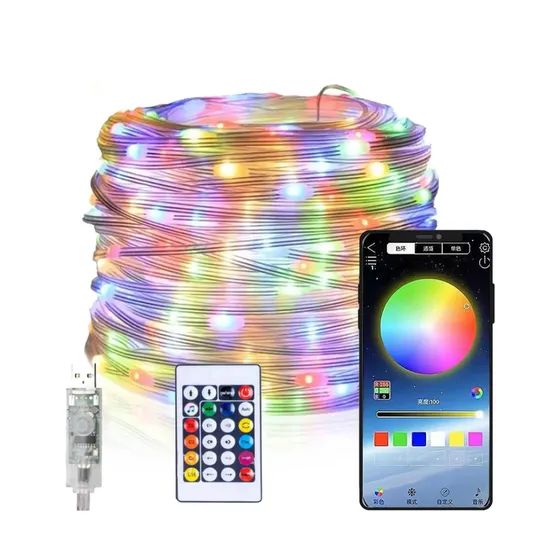 Fairy LED Lights Color Smart String Lights for Room Tree Decoration - Image 1