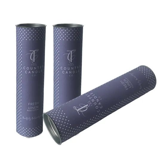 Luxury Biodegradable Round Thin Tube Incense Sticks Incense Cone Reed Diffuser Kraft Round Packaging Tube - Image 5