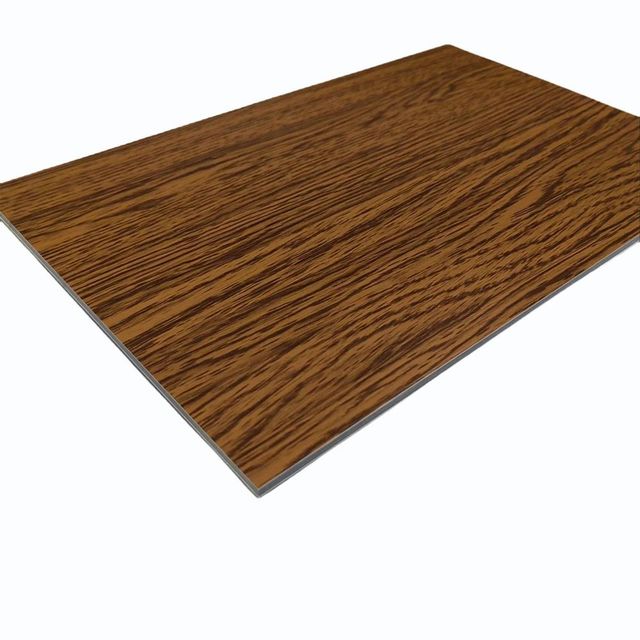 Plain Cladding 3mm APP Panel Sheet Color Brown Material ACP Pattern ...