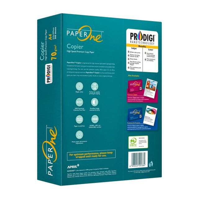 High Quality White Printing Paper Paperone A4 Copier Paper Offering Office Usage With Export Supply Packaging - Image 2