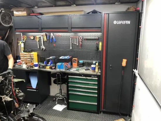 Repair Station Tool Cabinets Combination OEM Customized Garage Storage Workstation Tool Solution - Image 6