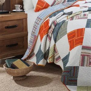 Geometric Prints Quilt China Coverlets - Image 2