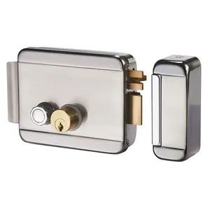 Smart Electronic Mechanical Door Motor Intelligent Rim Lock Logo Is Part Lock Key Zamak HS Code 8301 Backset 60mm Style - Image 3