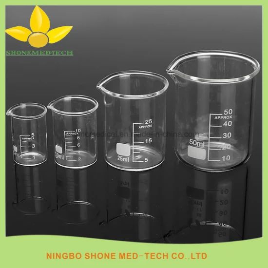 Lab Beaker 5ml 10ml 25ml 50ml Origin China Trademark SHONE HS Code 70179000 Port: Ningbo, China Capacity 5ml to 5000ml Logo Printing Customised - Image 1