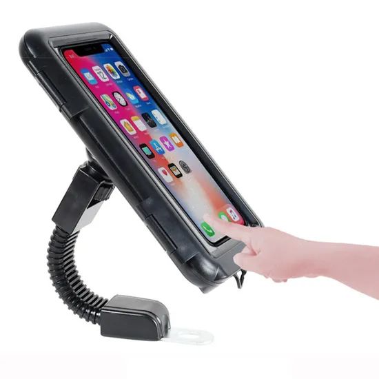 S2102 Motorcycle Phone Bag Bicycle Rear View Mirror Mount Holder Stand Waterproof Case Cover - Image 5