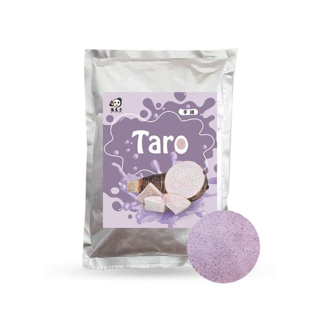 Taiwan Instant Taro Flavored Milk Tea Mix Powder Content OEM Shelf Life 2Y Weight (kg) 1 Feature Low-Carb Manufacturer - Image 1