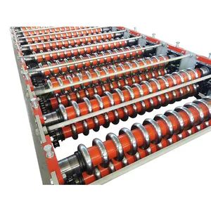 Corrugated Roof Tile Making Roll Forming Machine Weight 2000kg Condition New Model NO. XB-CR Trademark XINBO Certification CE - Image 5