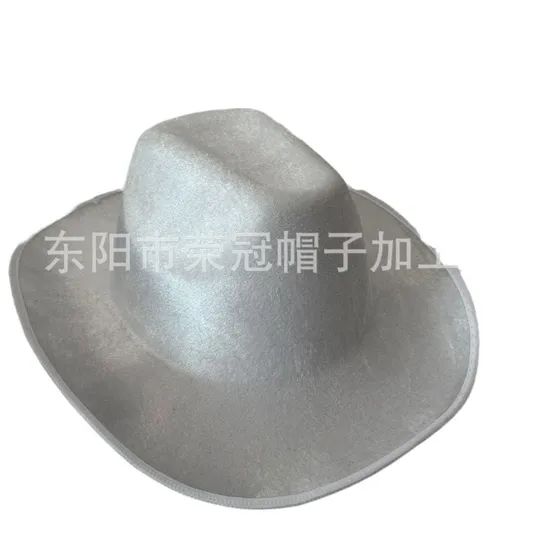 Velvet Western Cowboy Hat for Halloween Parties and Celebrations - Image 2