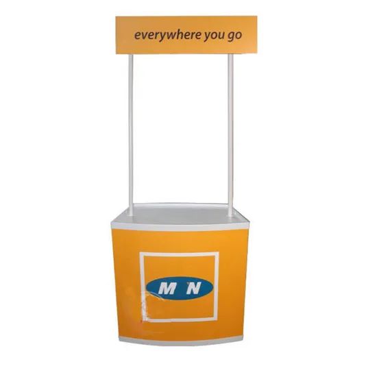 Portable Promotion Counter Table Foldable Booth Kiosk Good Selling Trade Show Display Banner Stand - Image 4