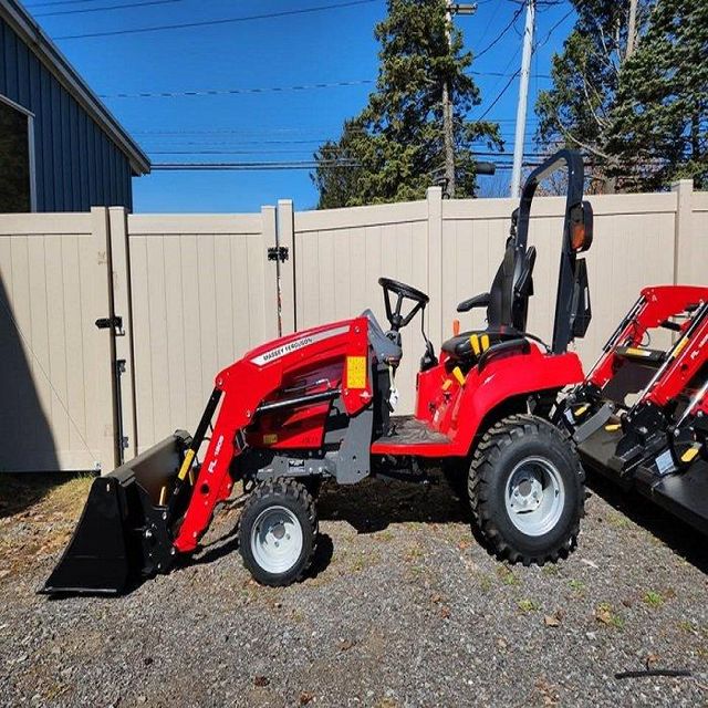 Massey Ferguson GC1725M Tractor with 100HP Engine Fairly Used Glass Cabin in Field Ready Standard Motor Bearing - Image 5