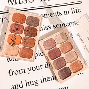 Earth Color Eyeshadow Trimming Plate Pearl Color Makeup Beauty Product - Image 5