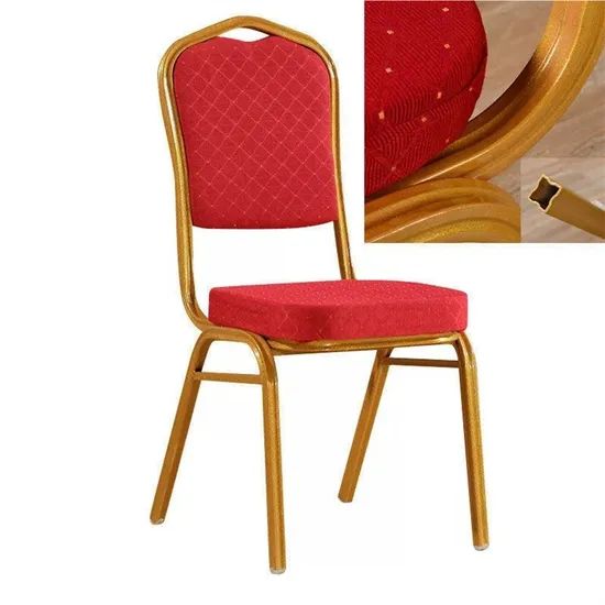 Stackable Red Silla Church Party Design Housse De Chaise Banquet Chair - Image 2