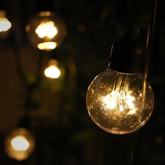 LED Colorful Light String Warm White Christmas Decorative G125 LED String Light - Image 5