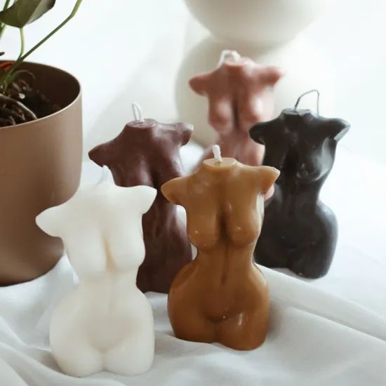 Long-Lasting Fragrance Fine Embossed Customized Shape Home Decoration Candle - Image 1