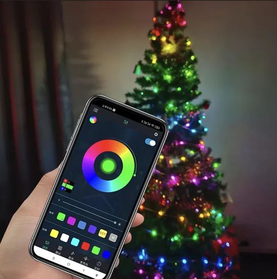 Colorful Twinkling Christmas Tree Light String for Home Decor - Image 1
