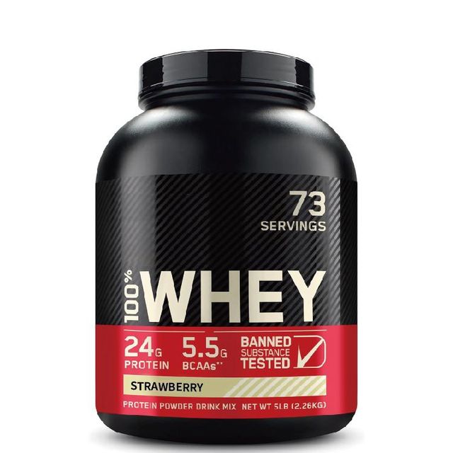 Private Label Strawberry 5LB Sport Nutrition Supplement Whey Protein Isolate Powder 100% Whey Protein Powder - Image 1