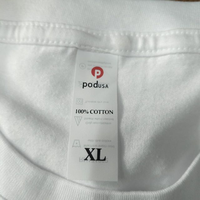 Mans Black White T Shirt - Image 3