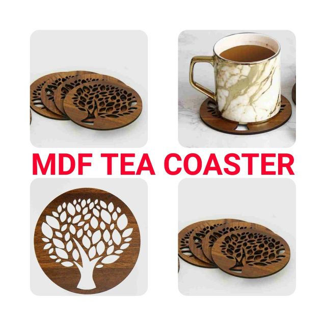 Buffalo Bone Inlay Tea Coaster - Image 5