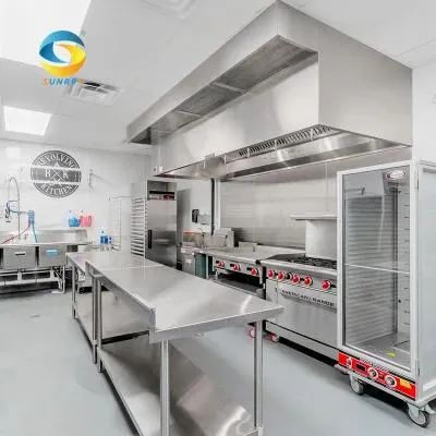 Commercial Latest Modular Stainless Steel Kitchen Cabinets Color White Origin China Condition New Fixed Unfixed Trademark - Image 4