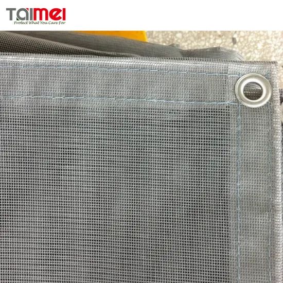 Hot Sell Fireproof PVC Coated Polyester Mesh Fabric - Image 5