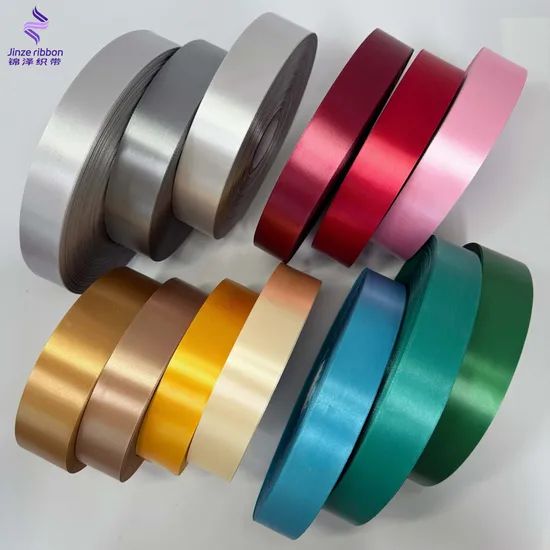Factory Wholesale 100% Polyester 38 mm Single Face Satin Ribbon Roll for Custom Logo - Image 6