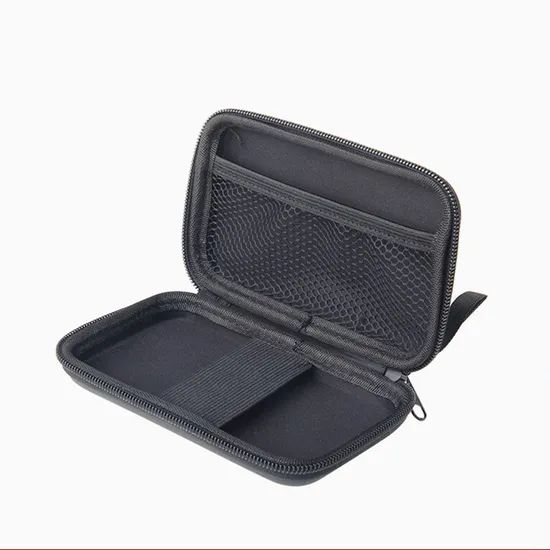 Customized Black Waterproof Portable Earphone Storage Packaging EVA Tool Carrying Case with Strap - Image 2