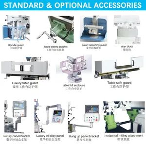 X6323 Series Milling Machine Good Quality. Object Tool Origin China Trademark OEM Condition New Model NO. X6323 Certification CE - Image 5