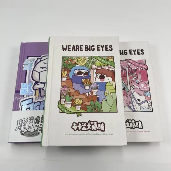 Factory Printing Cartoon Embossed PU Leather Notebook Diary - Image 1