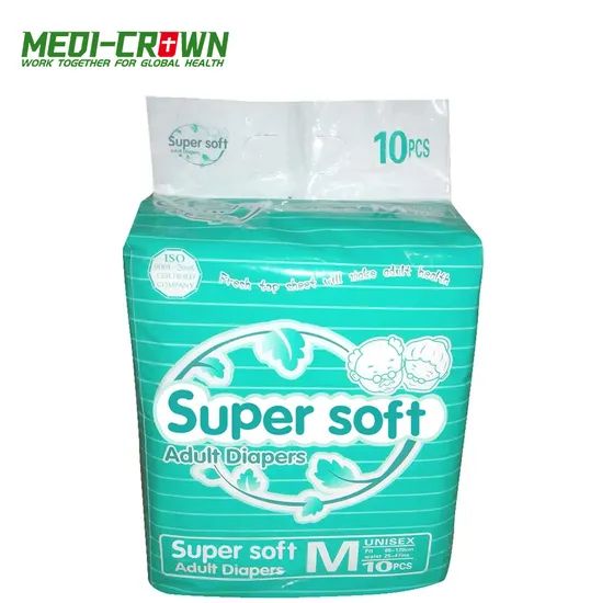 Adult Diaper for Old Adult Diaper OEM Yes Group All Sample Free Type Diapers Origin China HS Code 3005901000 Trademark MEDI-CROWN - Image 2