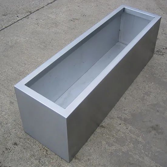 Powder Coating Custom Colour Rectangular Metal Home Decoration Planters - Image 1