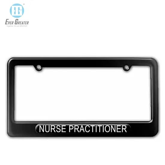 Custom Acrylic Chrome License Plate Frames - Image 2