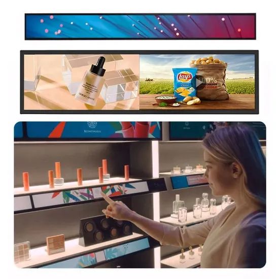 Bar Style Stretched Strip Wall Mounted/Hang Icd LED Panel Rack Display Advertising Screen Guidepost Digital Signage and Displays - Image 4