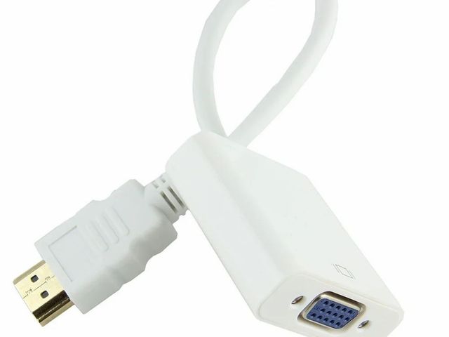 Micro Hdmi To Vga Converter Cable With Audio For Raspberry Pi 4, For Computer - Image 1