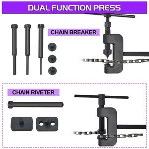 13PCS Cam Drive Chain Rivet Cutter Riveter Tool Kit Riveting Breaker for Bike Motorcycle - Image 4