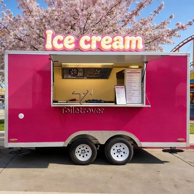 Commercial Food Truck Ice Cream Ice Cream Truck Mobile Food Truck Cart Fully Equipped - Image 5