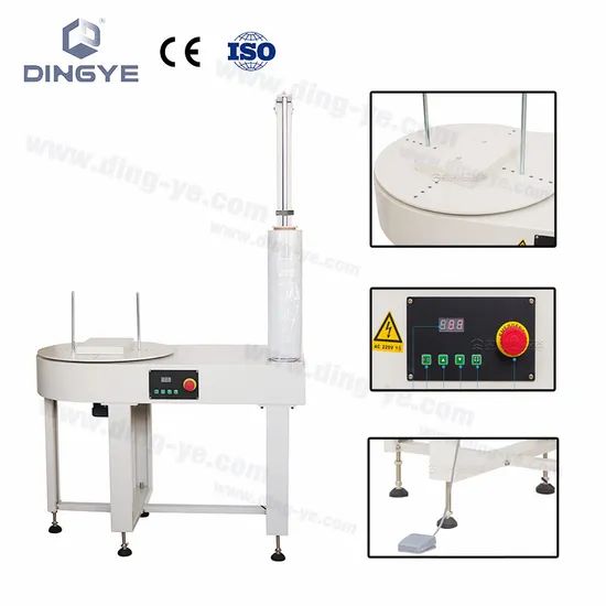 DINGYE Semi-Auto Stretch Wrapping Machine DBC800 Model NO. DBC800 Trademark DINGYE Driven Type Electric Origin Wenzhou, Zhejiang - Image 2