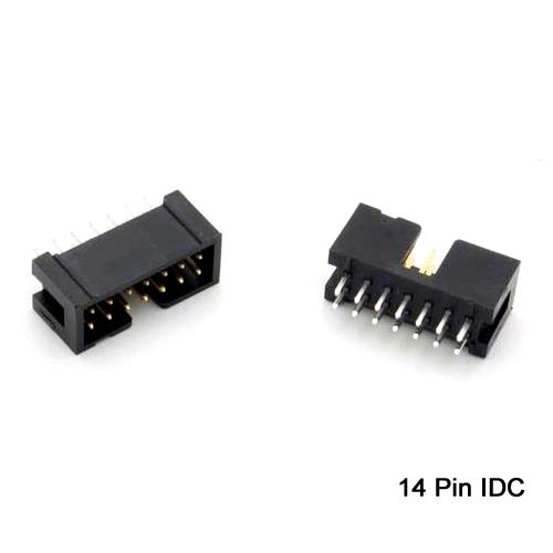 14 Pin IDC Male Header Connector PC Mount Number of Pins 14 Type IDC Male Header IDC Sockets/Plugs 0.1" Material Zinc - Image 1