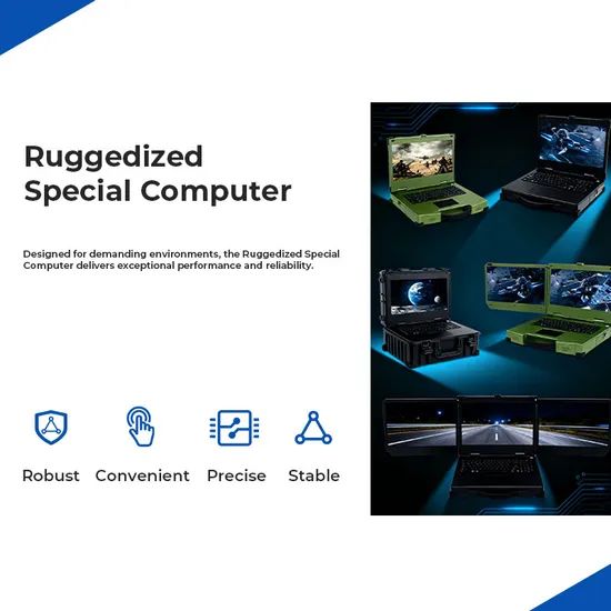 I7 CPU 14 Inch Industrial Portable Computer Rugged Laptop RAM 8GB Origin Zhejiang Storage Capacity 256GB Model NO. - Image 5