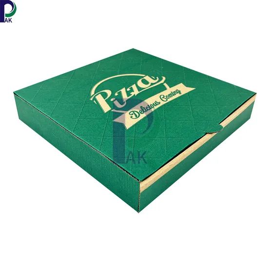 Disposable Take out Containers Food Grade Safe Paper Packaging Colorful Printing Custom Pizza Boxes - Image 2