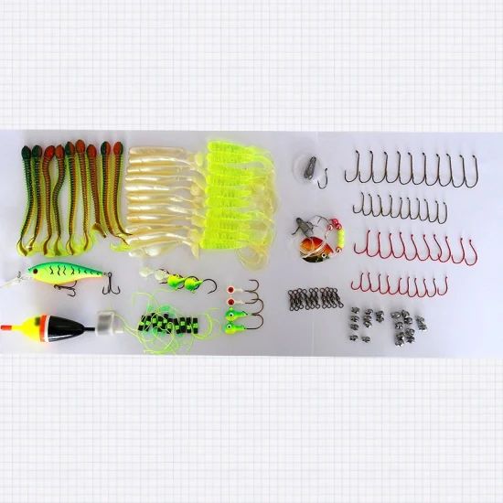 Multi-Function Walleye Fishing Tackle Storage Case Q'ty 122PCS Size 9X5X1" Material PVC Origin Weihai Model NO. 2066 Specification - Image 2