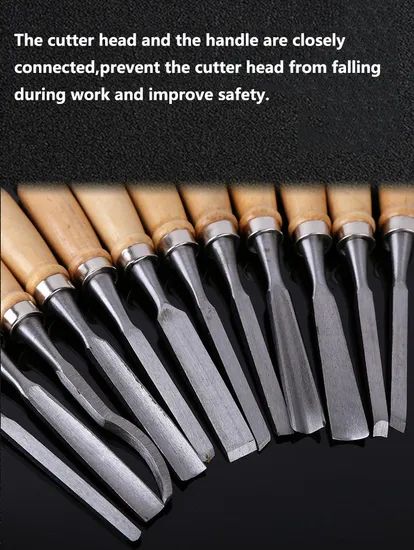 Professional 12PCS/Set Manual Wood Carving Hand Chisel Tool Set - Image 5