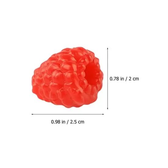 Promotional 10PCS Simulation Raspberry Artificial Fruit Fake Home Display Props Decoration - Image 5