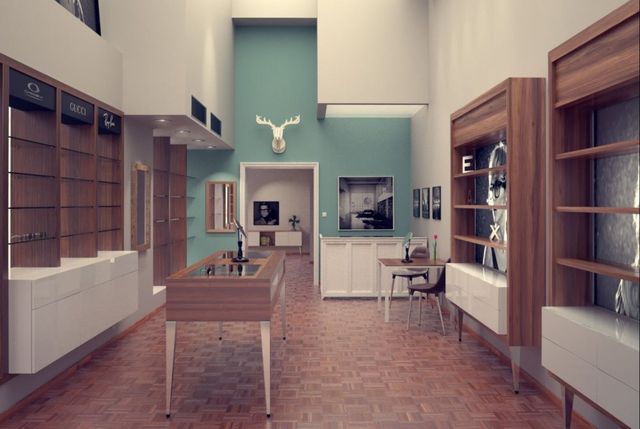Optical Showroom Interior Location chennai Finish full project Application professional - Image 2